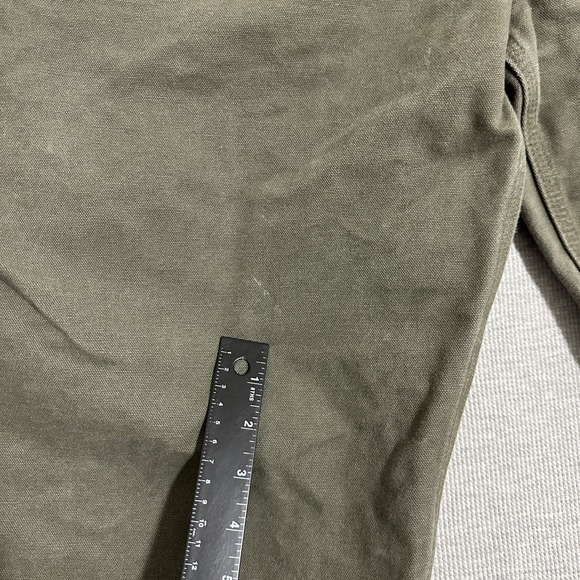 Carhartt Mens Moss Green Cotton Duck Carpenter Work Pants 39x32 Relaxed Fit - Picture 7 of 16